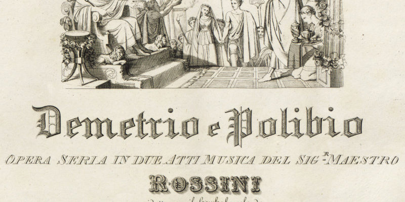 Per l’ascolto di Demetrio e Polibio – Sabato 10 Agosto 2019