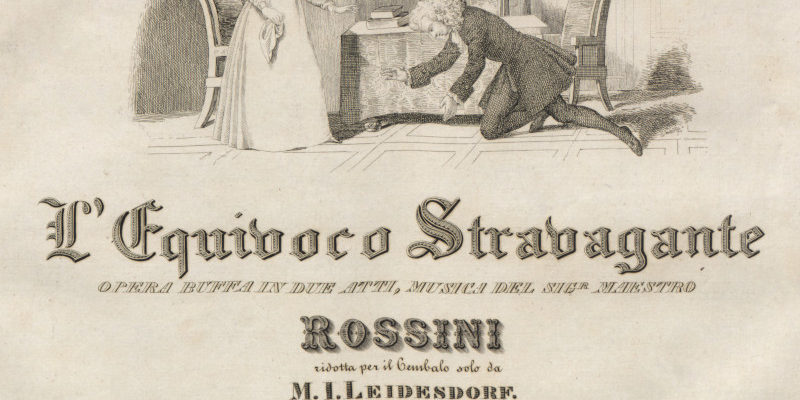 Per l’ascolto di L’equivoco stravagante – Domenica 11 Agosto 2019