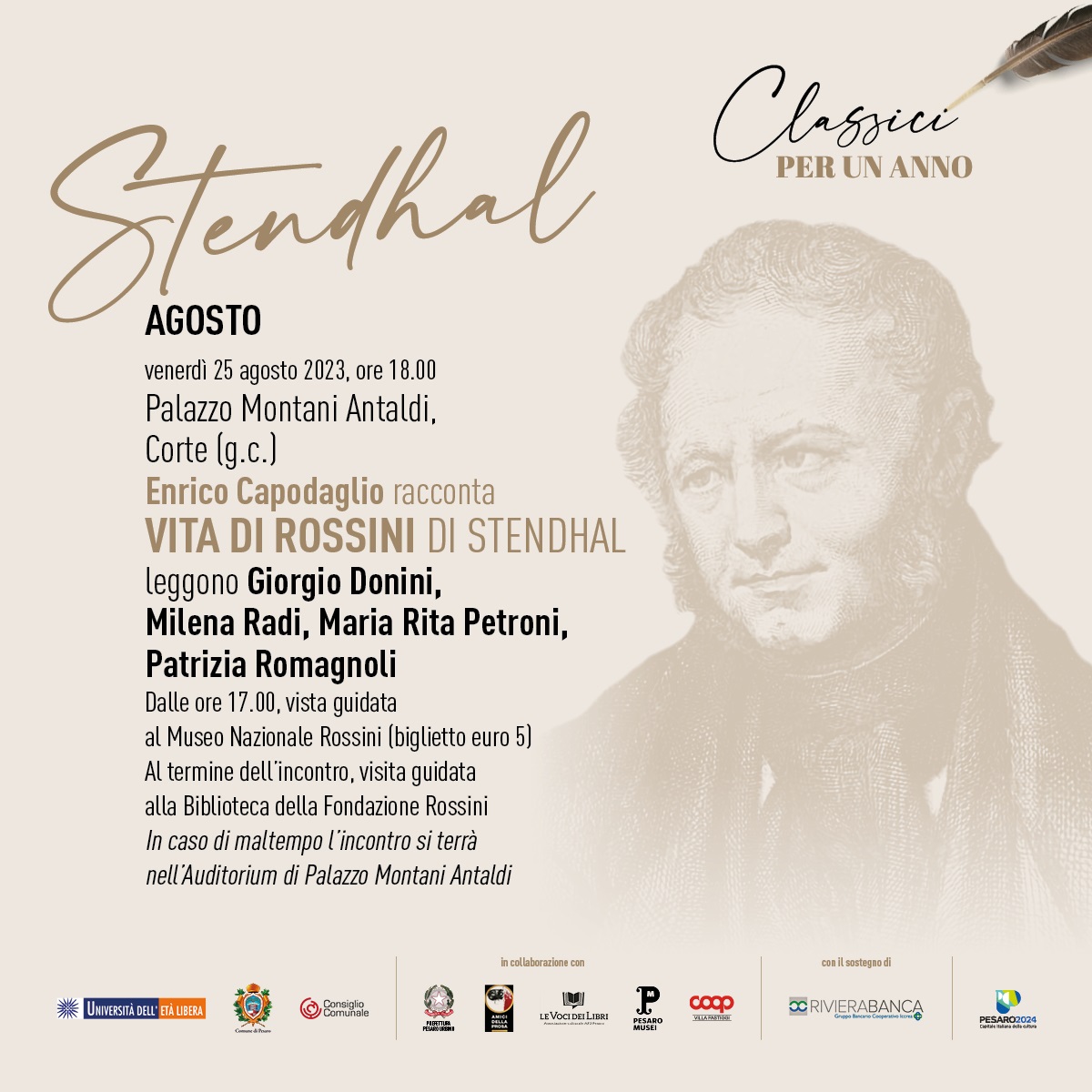 Classici per un anno. Enrico Capodaglio racconta “Vita di Rossini” di Stendhal