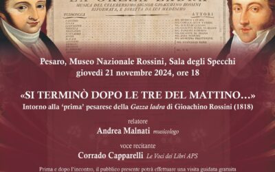 PREMIO E COLLANA “TESI ROSSINIANE”