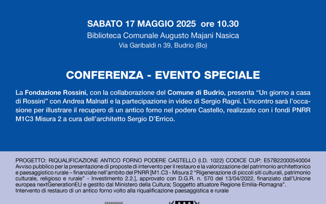 CONFERENZA – EVENTO SPECIALE